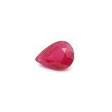 1.40 ct Pear Red Natural Ruby