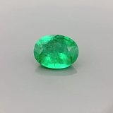 1.34 ct Oval Green Natural Emerald