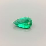 0.93 ct Pear Green Natural Emerald
