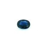 1.49 ct Oval Blue Natural Sapphire