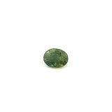 0.76 ct Oval Green Natural Sapphire