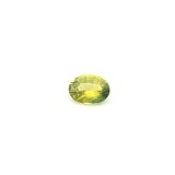 0.75 ct Oval Yellow Natural Sapphire