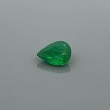 0.96 ct Pear Green Natural Emerald