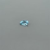 0.64 ct Pear Blue Natural Aquamarine