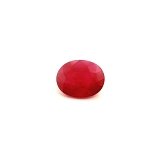 2.10 ct Oval Red Natural Ruby