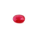 2.74 ct Oval Red Natural Ruby