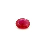 2.60 ct Oval Red Natural Ruby