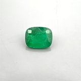 15.09 ct Cushion Green Natural Emerald