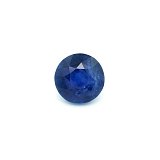 4.66 ct Round Blue Natural Sapphire