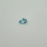 0.59 ct Pear Blue Natural Aquamarine