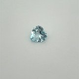 1.58 ct Heart Blue Natural Aquamarine