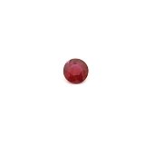 0.69 ct Round Red Natural Ruby