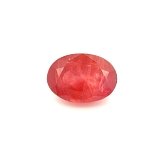 7.37 ct Oval Red Natural Ruby