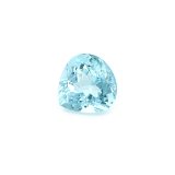 3.58 ct Pear Blue Natural Aquamarine