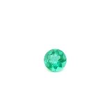 0.55 ct Round Green Natural Emerald