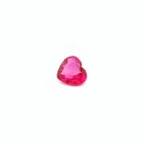 0.64 ct Heart Red Natural Ruby