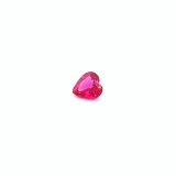 0.32 ct Heart Red Natural Ruby
