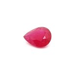 2.01 ct Pear Red Natural Ruby