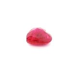 3.95 ct Heart Red Natural Ruby