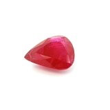 6.12 ct Pear Red Natural Ruby