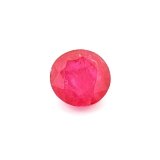 6.43 ct Round Red Natural Ruby