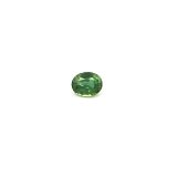 0.50 ct Oval Green Natural Sapphire