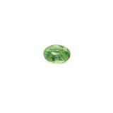 0.85 ct Oval Green Natural Sapphire