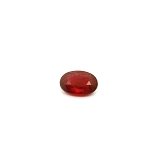 0.60 ct Oval Red Natural Ruby
