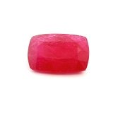 7.04 ct Cushion Red Natural Ruby
