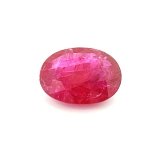 8.72 ct Oval Red Natural Ruby