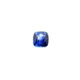 0.57 ct Cushion Blue Natural Sapphire