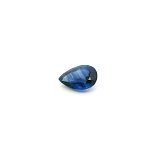 0.80 ct Pear Blue Natural Sapphire