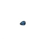 0.78 ct Pear Blue Natural Sapphire