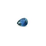 0.88 ct Pear Blue Natural Sapphire