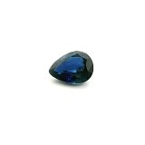 1.56 ct Pear Blue Natural Sapphire