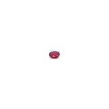 0.37 ct Oval Red Natural Ruby