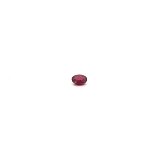 0.35 ct Oval Red Natural Ruby