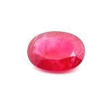 11.70 ct Oval Red Natural Ruby