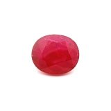 11.87 ct Oval Red Natural Ruby