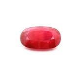 11.95 ct Oval Red Natural Ruby