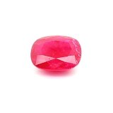 12.20 ct Cushion Red Natural Ruby