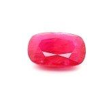 15.06 ct Cushion Red Natural Ruby