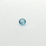 1.60 ct Round Blue Natural Aquamarine