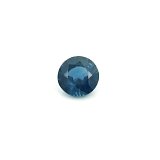 0.58 ct Round Blue Natural Sapphire