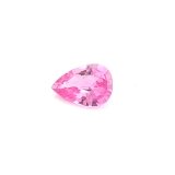 0.67 ct Pear Pink Natural Sapphire