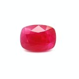 6.53 ct Cushion Red Natural Ruby