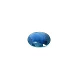0.88 ct Oval Blue Natural Sapphire