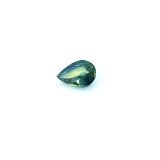 0.54 ct Pear Green Natural Sapphire