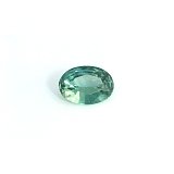 0.54 ct Oval Green Natural Sapphire