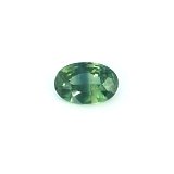 0.49 ct Oval Green Natural Sapphire